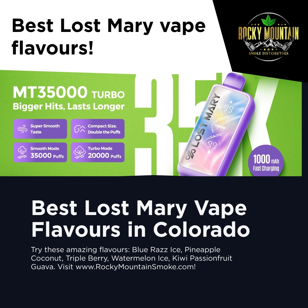 Best Lost Mary Vape Flavours in Colorado | Rocky Mountain Smoke