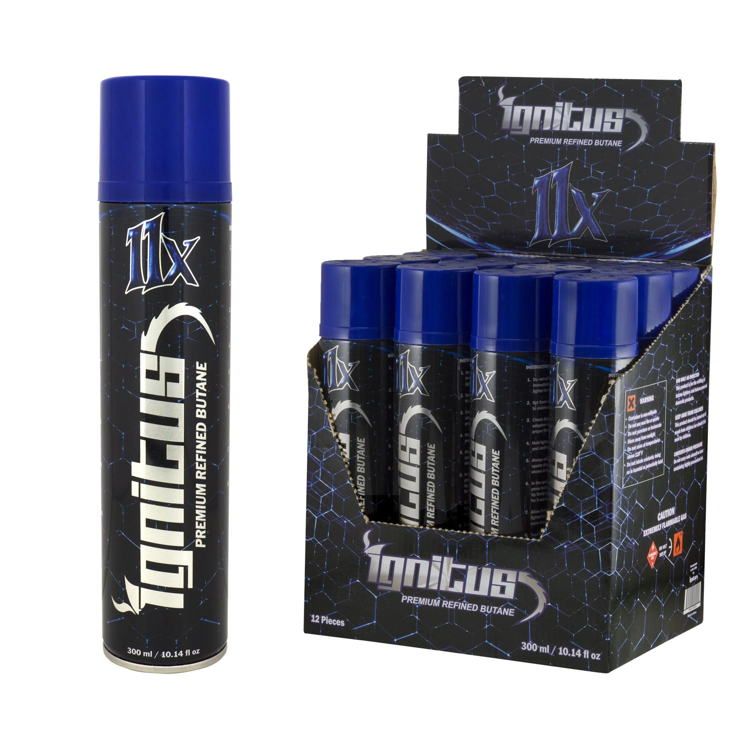 IGNITUS 11X BUTANE 300ML/10.14 FL