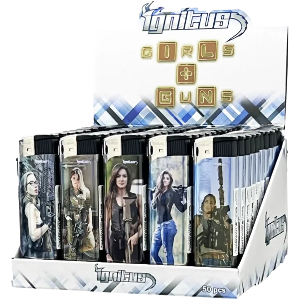 IGNITUS GIRLS & GUNS LIGHTERS