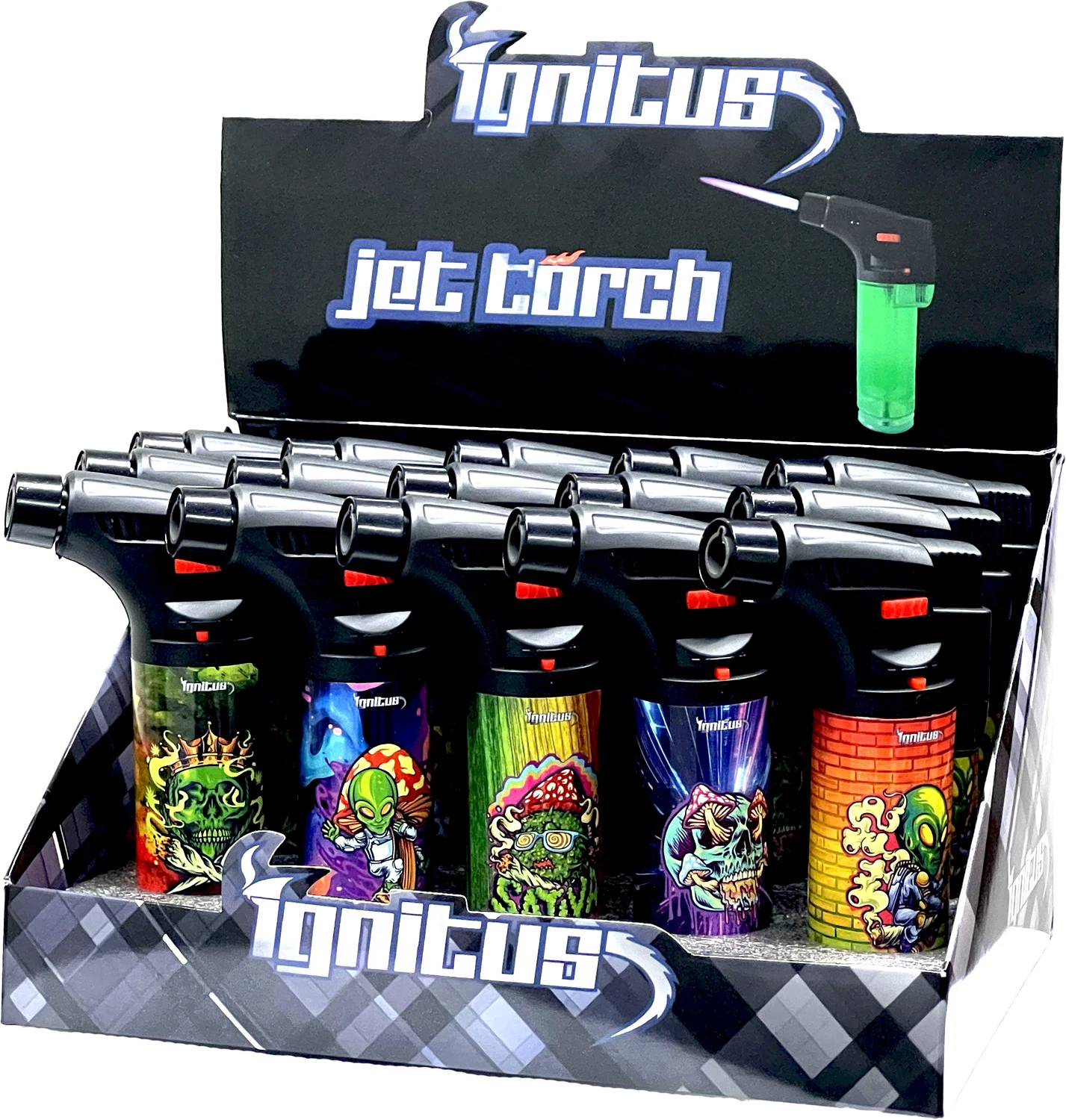 TORCH LIGHTERS GRAPHIC PRINT