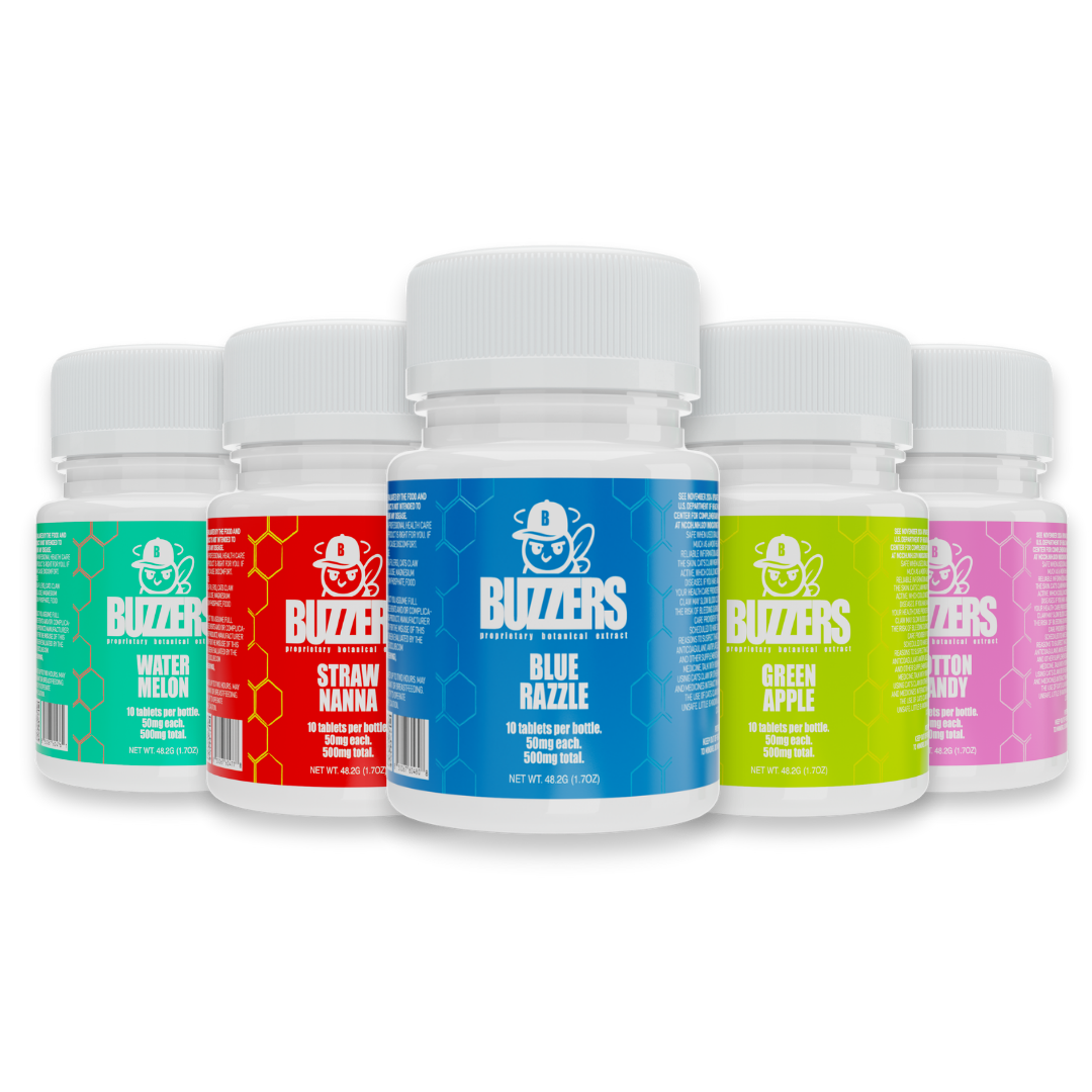 Buzzers 500mg Botanical Extract Tablets