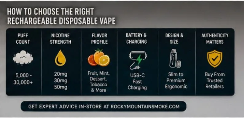 Top Rechargeable Disposable Vapes
