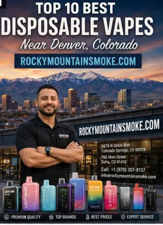 Colorado Top 10 Best Disposable Vapes Near Denver