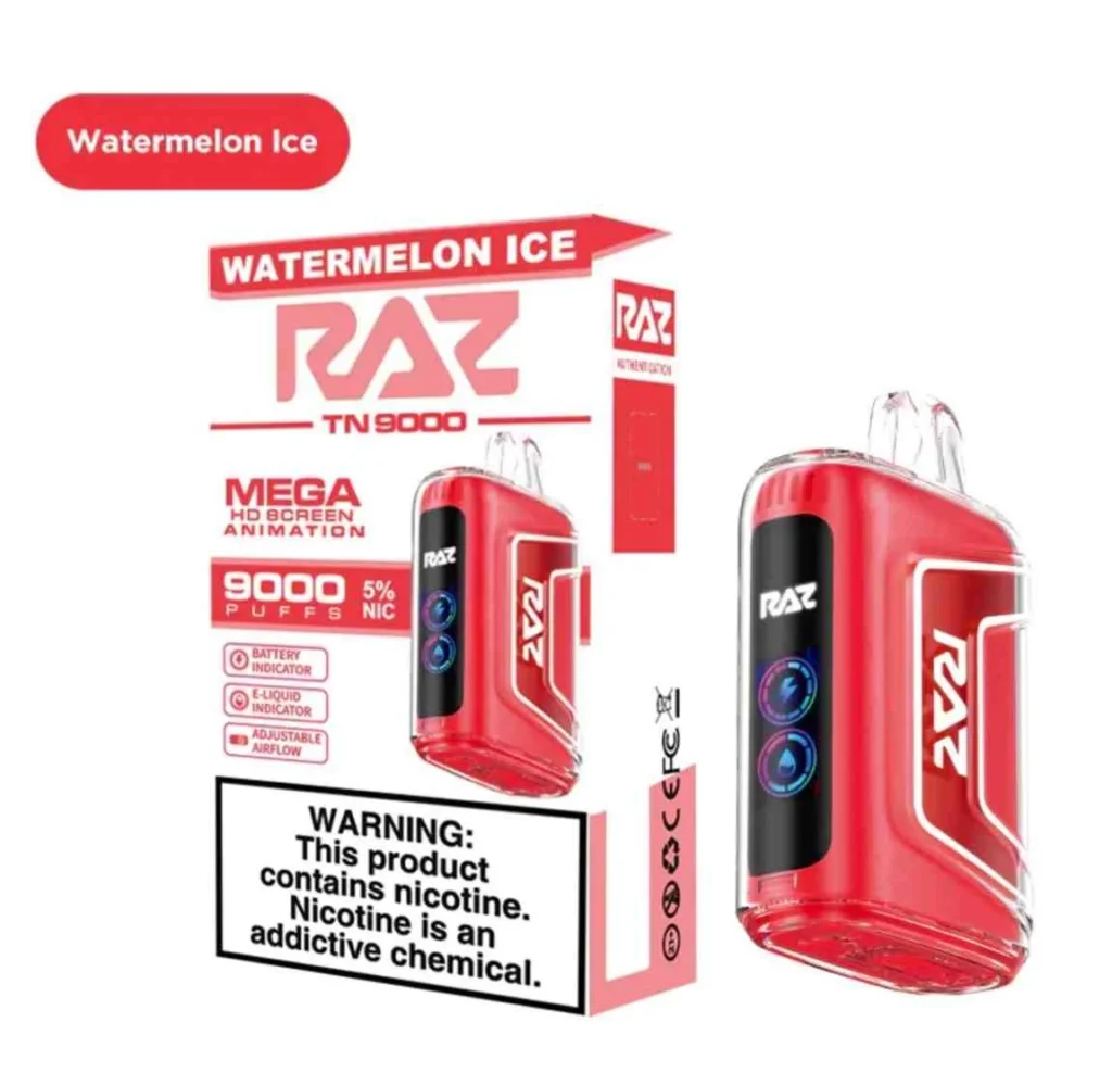 RAZ TN9000 DISPOSABLE VAPE – 9000 PUFFS 