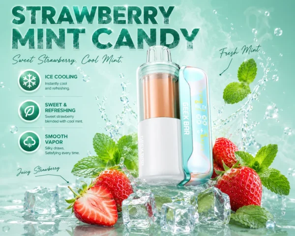 Geekbar Mate 60K STRAWBERRY MINT CANDY