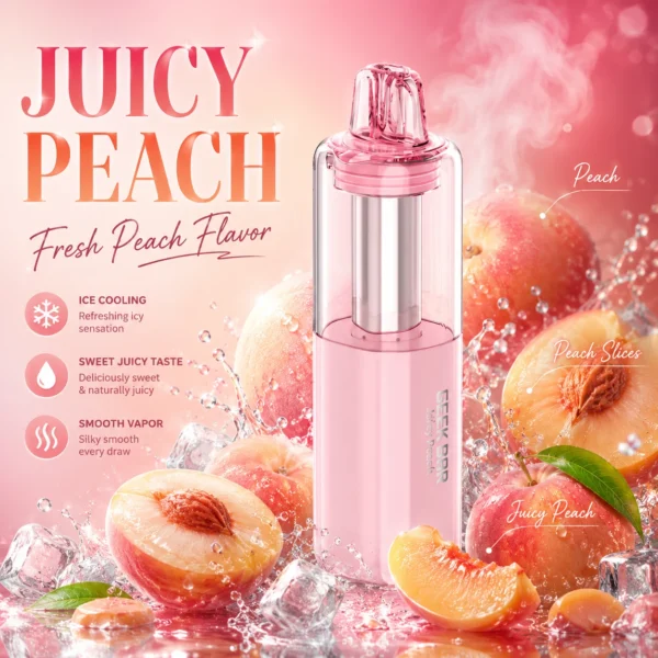 Geekbar Mate 60K Juicy Peach.