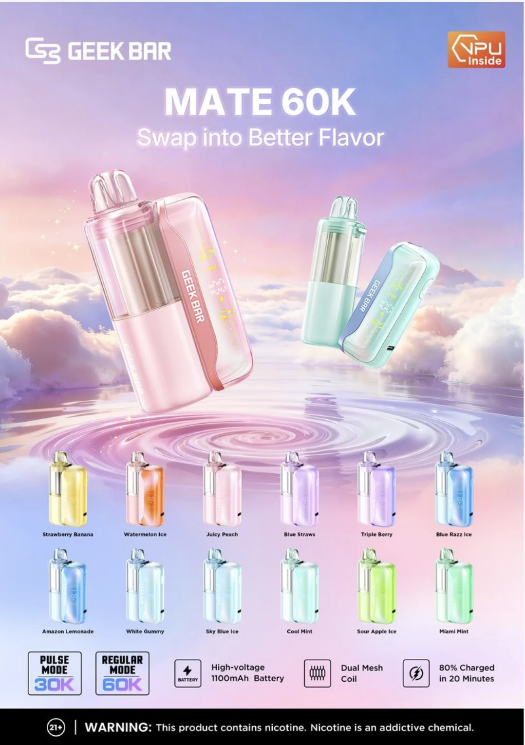 Geekbar Mate 60K BANNER