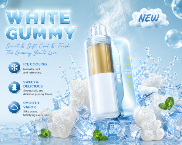 Geekbar Mate 60K White Gummy..