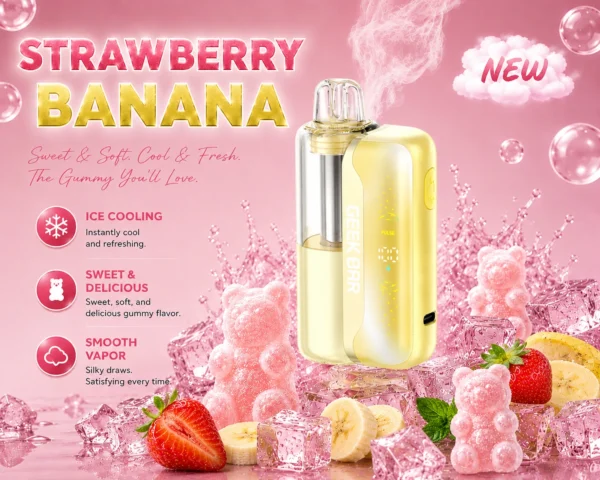 Geekbar Mate 60K Strawberry Banana .