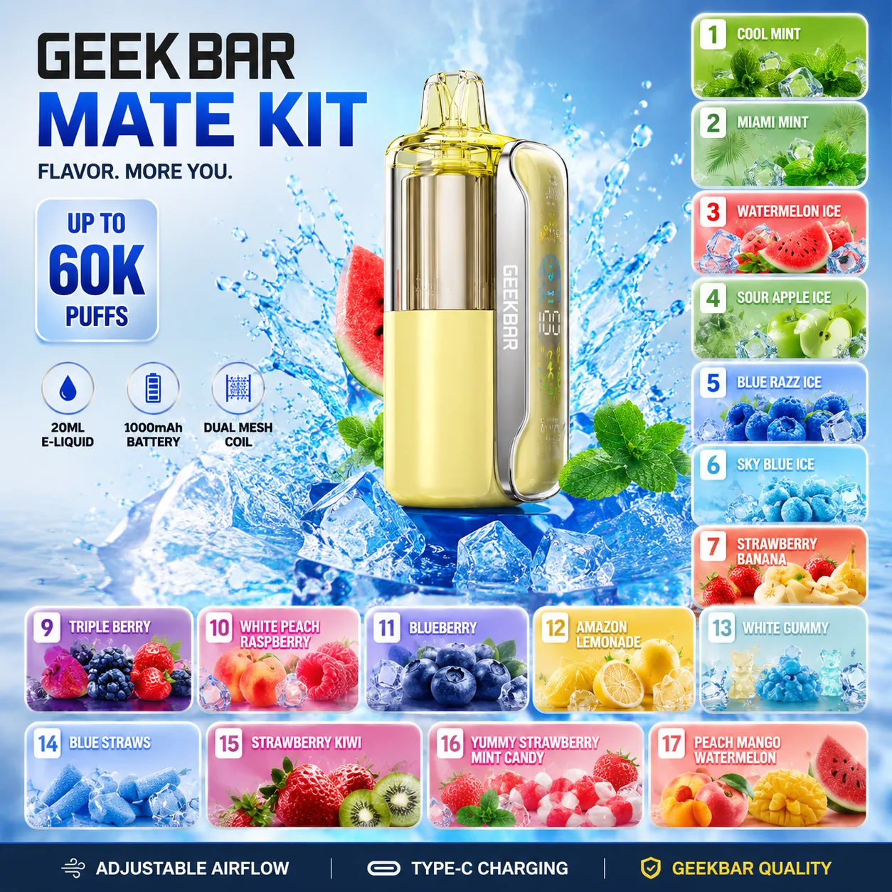 Geekbar Mate 60K KIT Banner