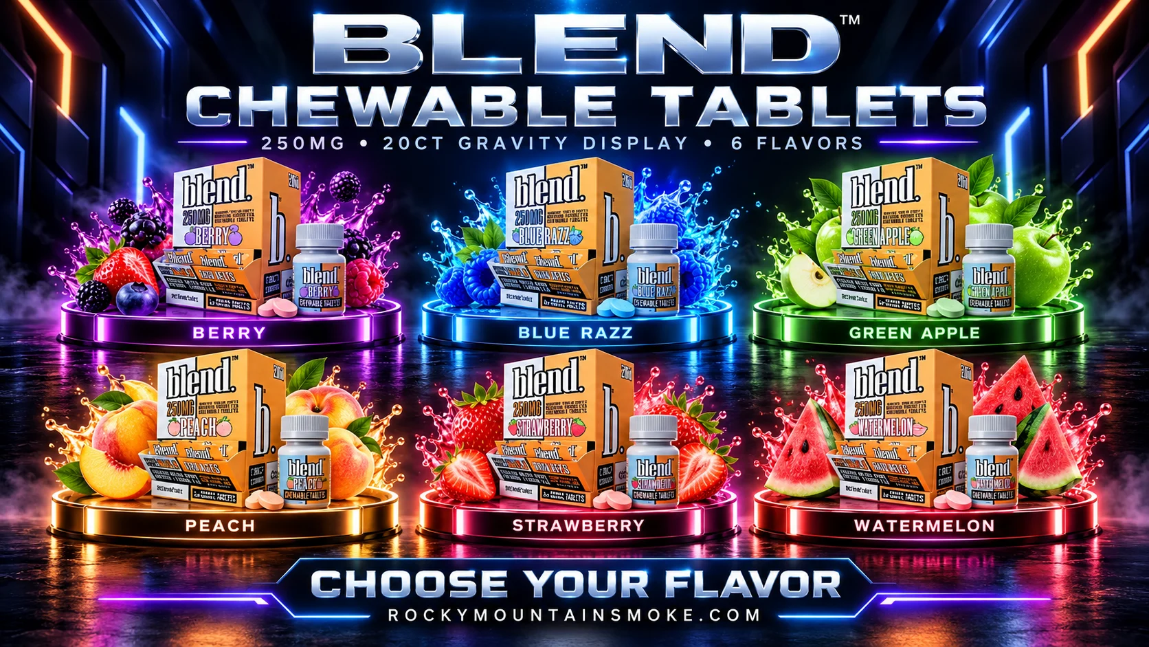 Blend Chewable Tablets 250MG 20CT