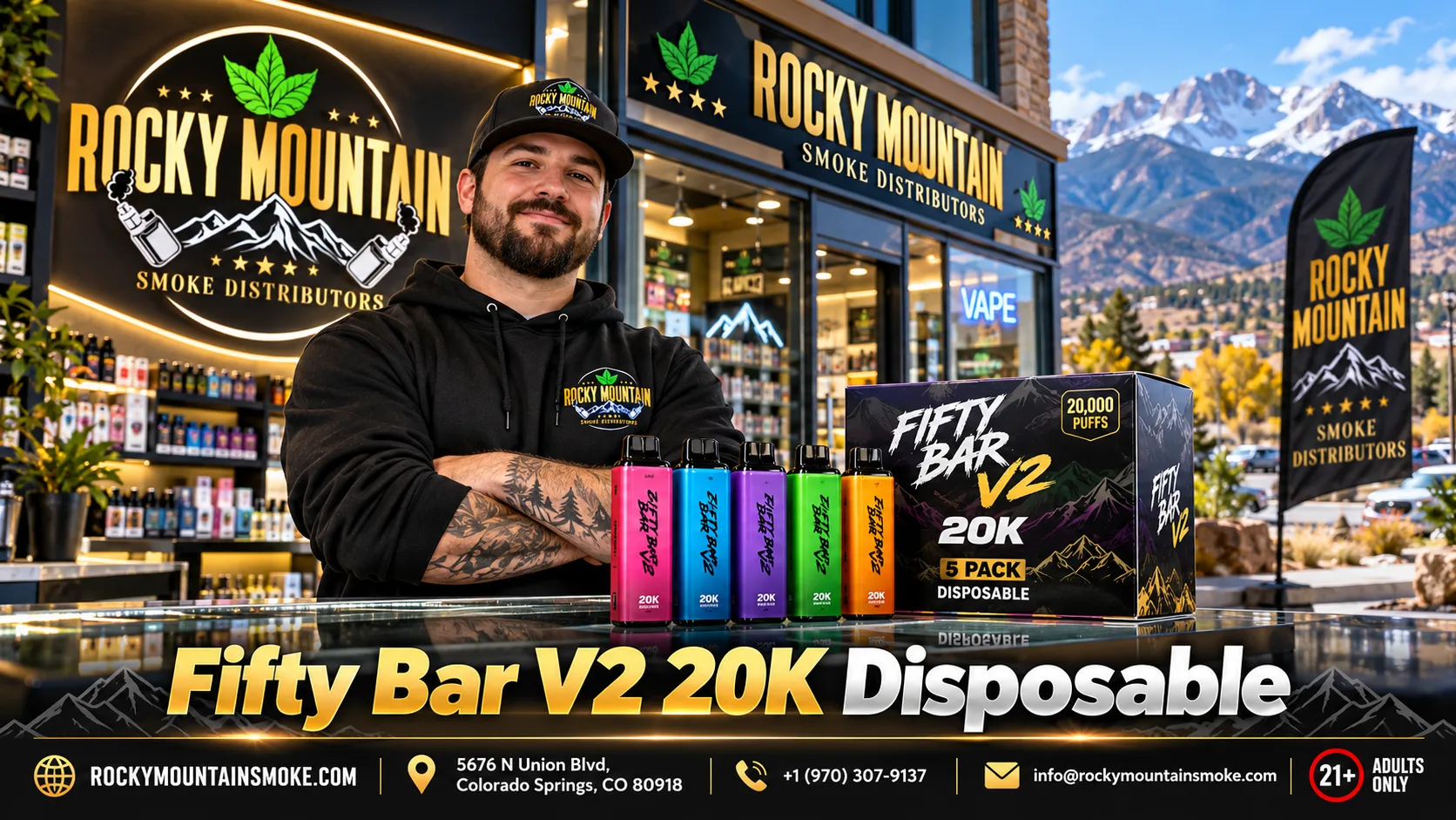 Fifty Bar V2 20K Disposable